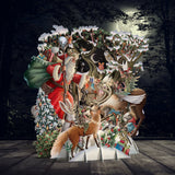 "Santa's Woodland" - Top of the World Christmas Card