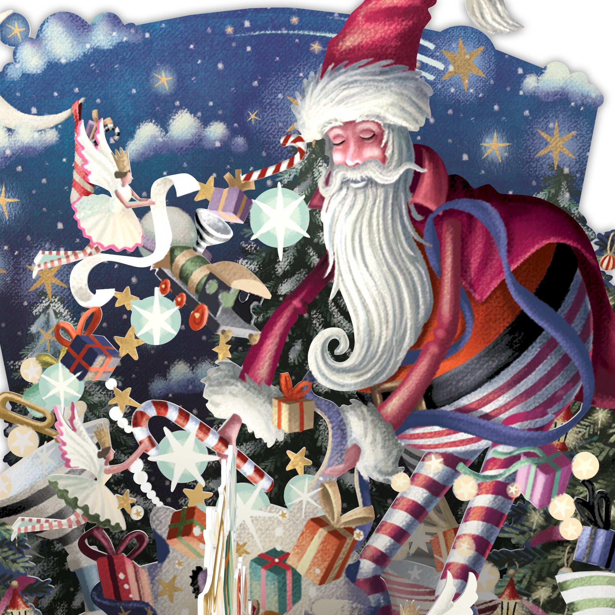 &quot;Santa&#39;s Village&quot; - Top of the World Christmas Card