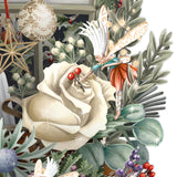 "Christmas Floral" - Top of the World Christmas Card