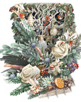 "Christmas Floral" - Top of the World Christmas Card