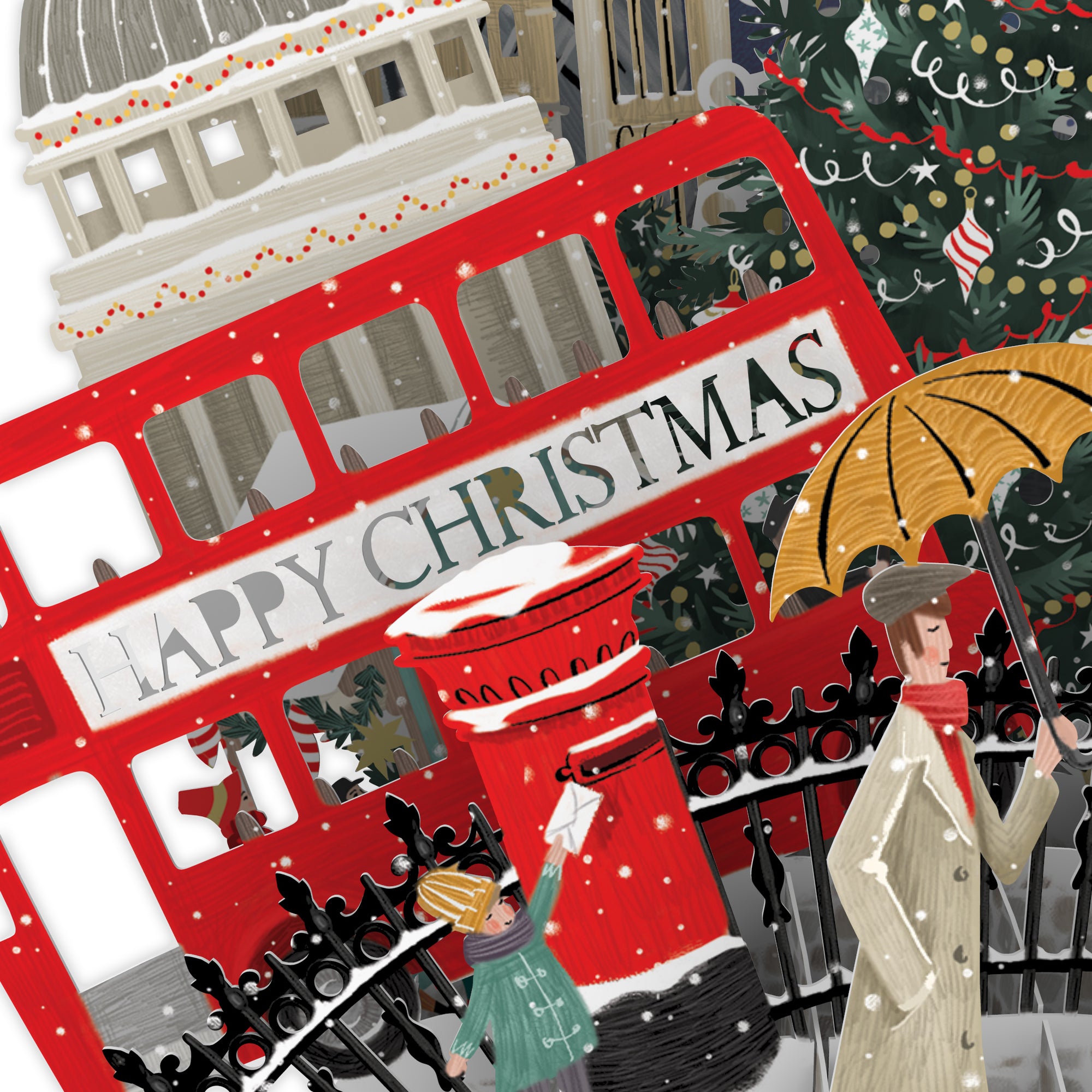 &quot;London&quot; - Top of the World Christmas Card