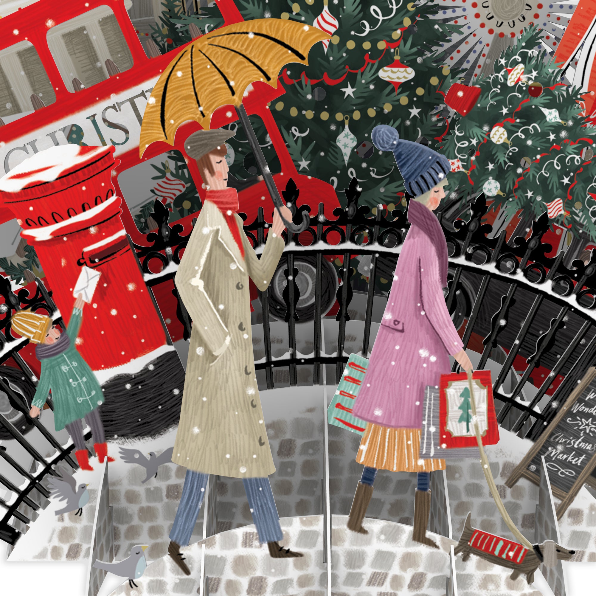 &quot;London&quot; - Top of the World Christmas Card