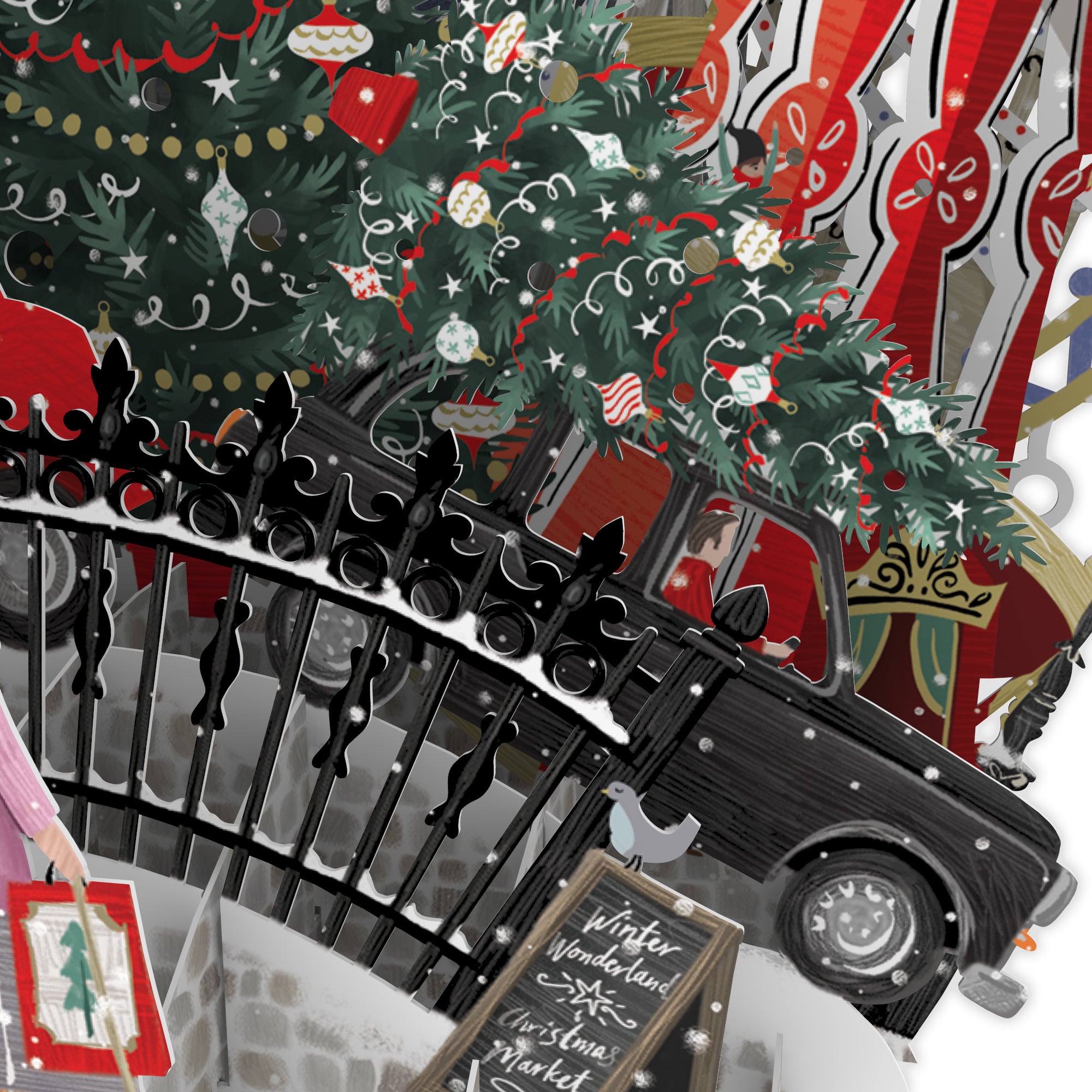 &quot;London&quot; - Top of the World Christmas Card