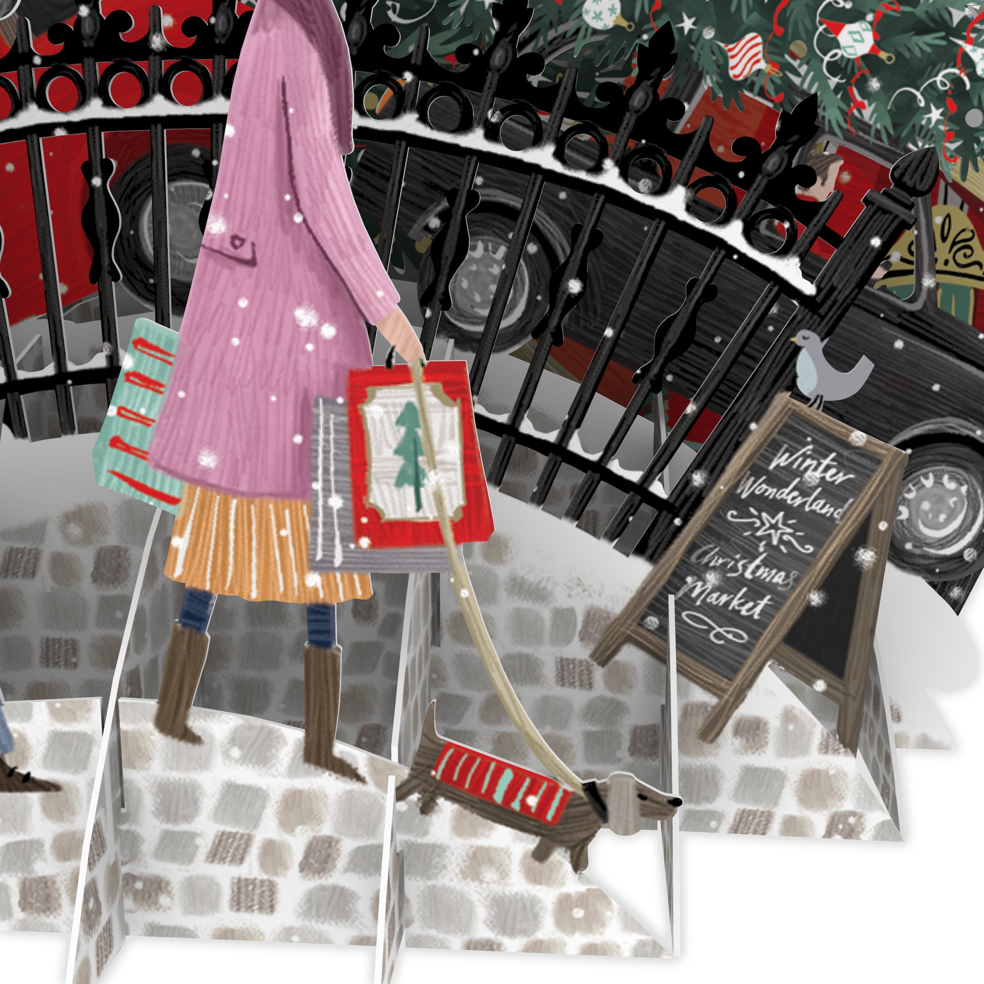 &quot;London&quot; - Top of the World Christmas Card