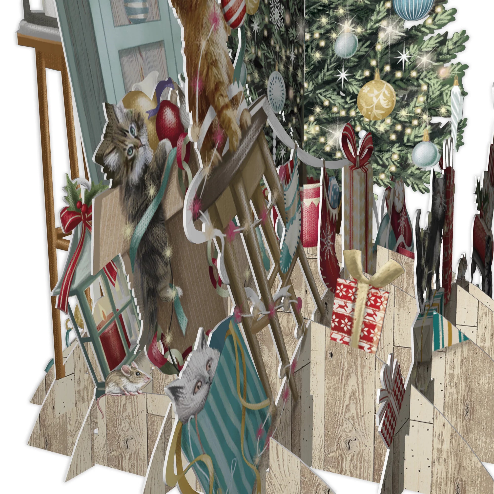 &quot;Cat&#39;s Christmas&quot; - Top of the World Christmas Card