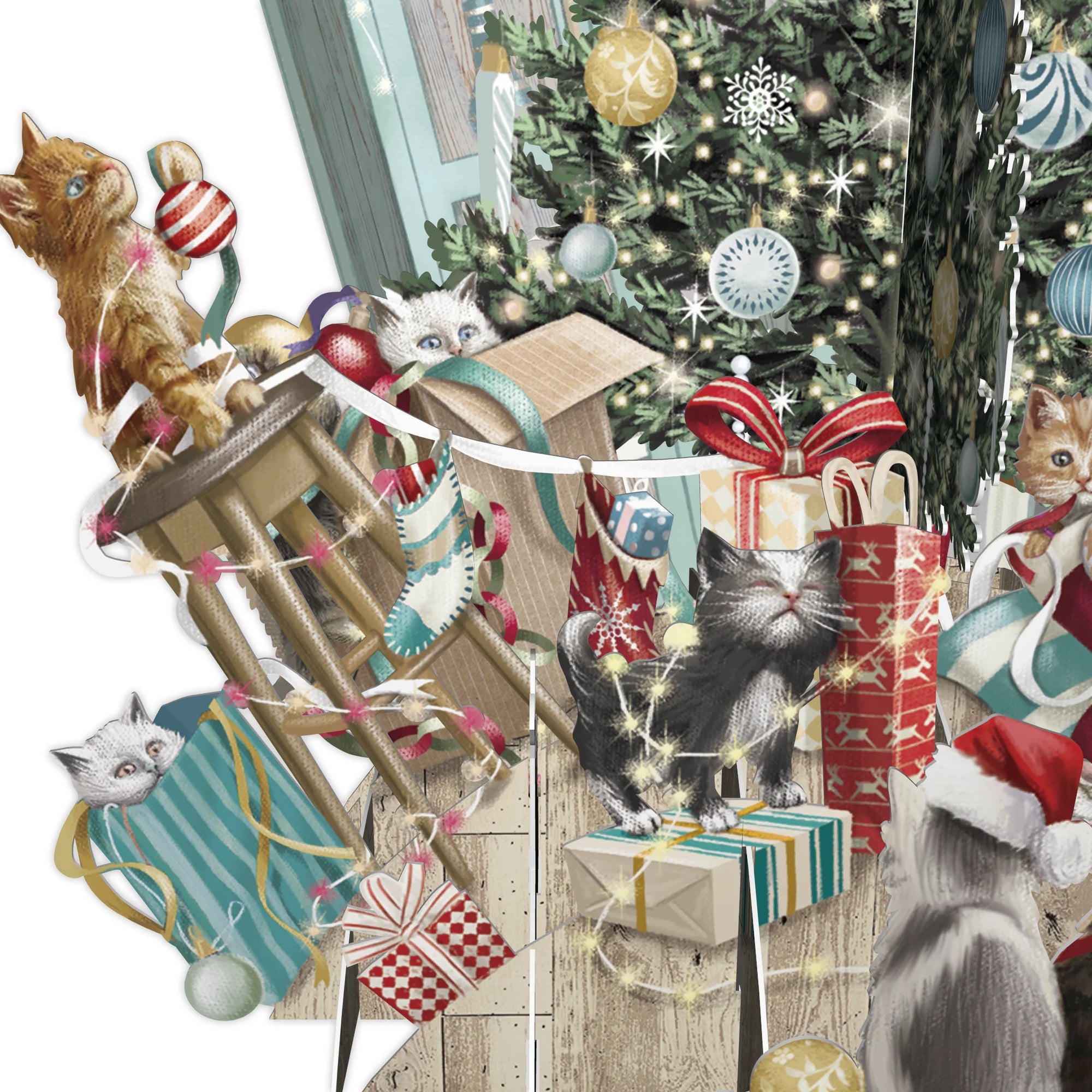 &quot;Cat&#39;s Christmas&quot; - Top of the World Christmas Card