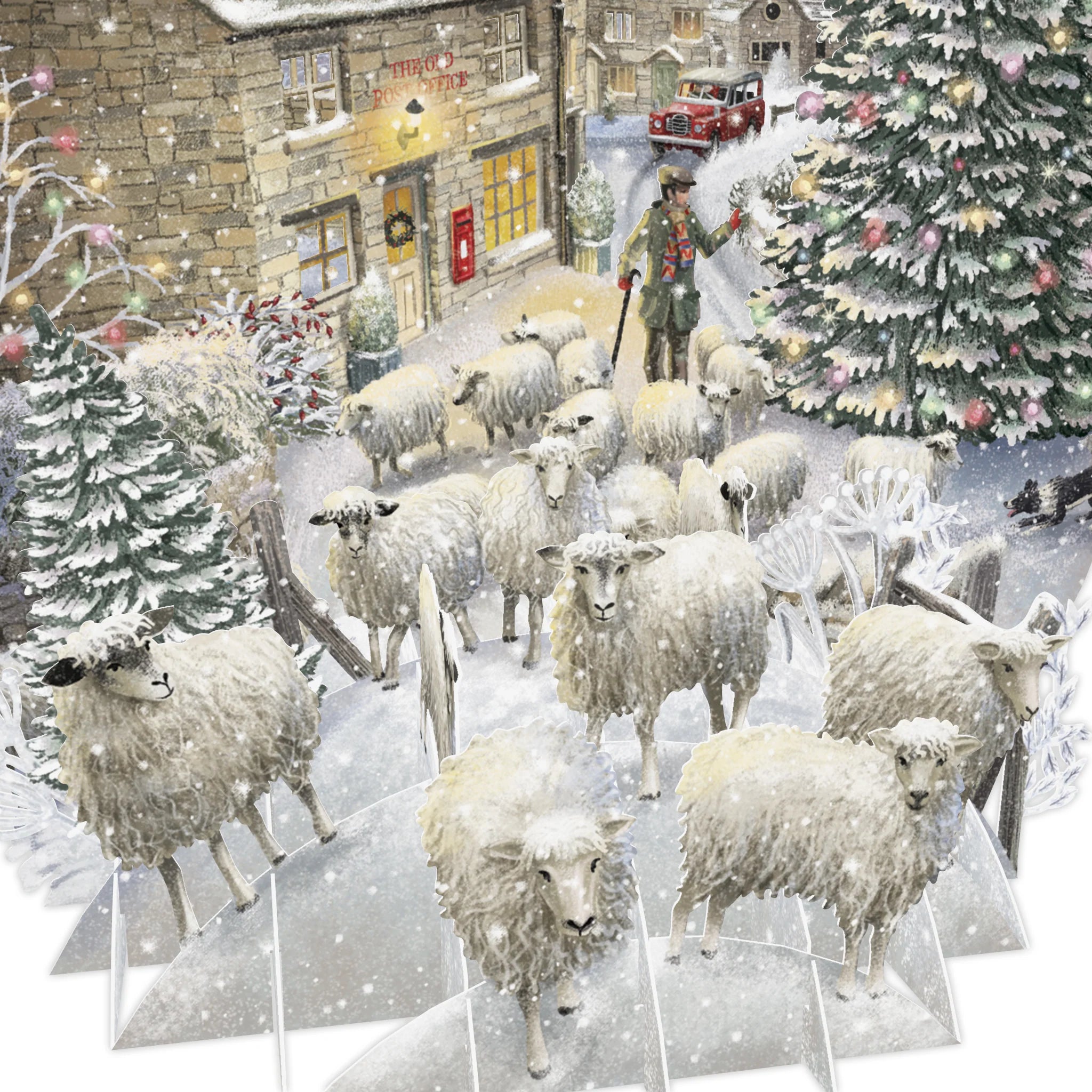 &quot;Winter Sheep&quot; - Top of the World Christmas Card