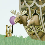 Noah's Ark Zig Zag Card