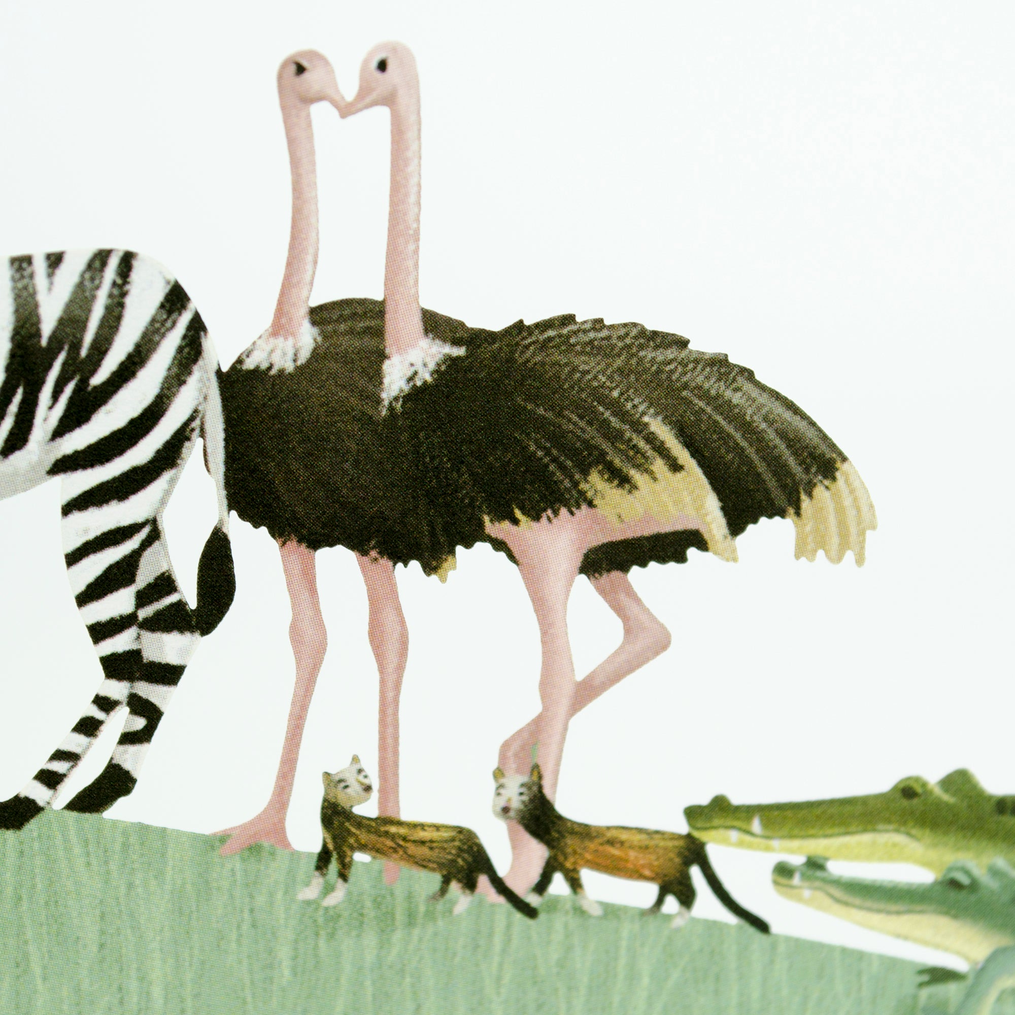 Noah&#39;s Ark Zig Zag Card