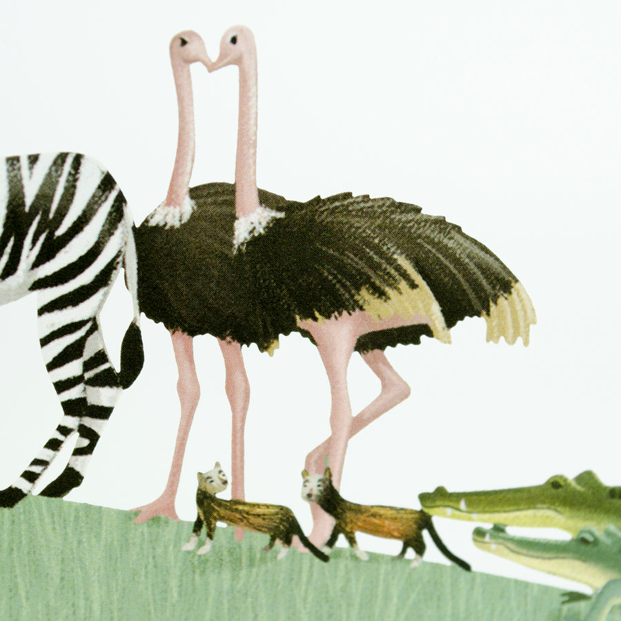 Noah's Ark Zig Zag Card