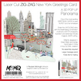 "New York" - Zig-Zag Greetings Card