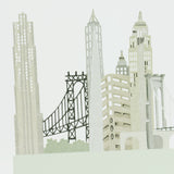 "New York" - Zig-Zag Greetings Card